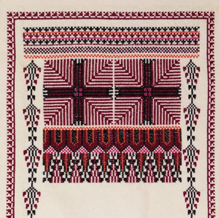 The art of traditional embroidery is widespread in Palestine.