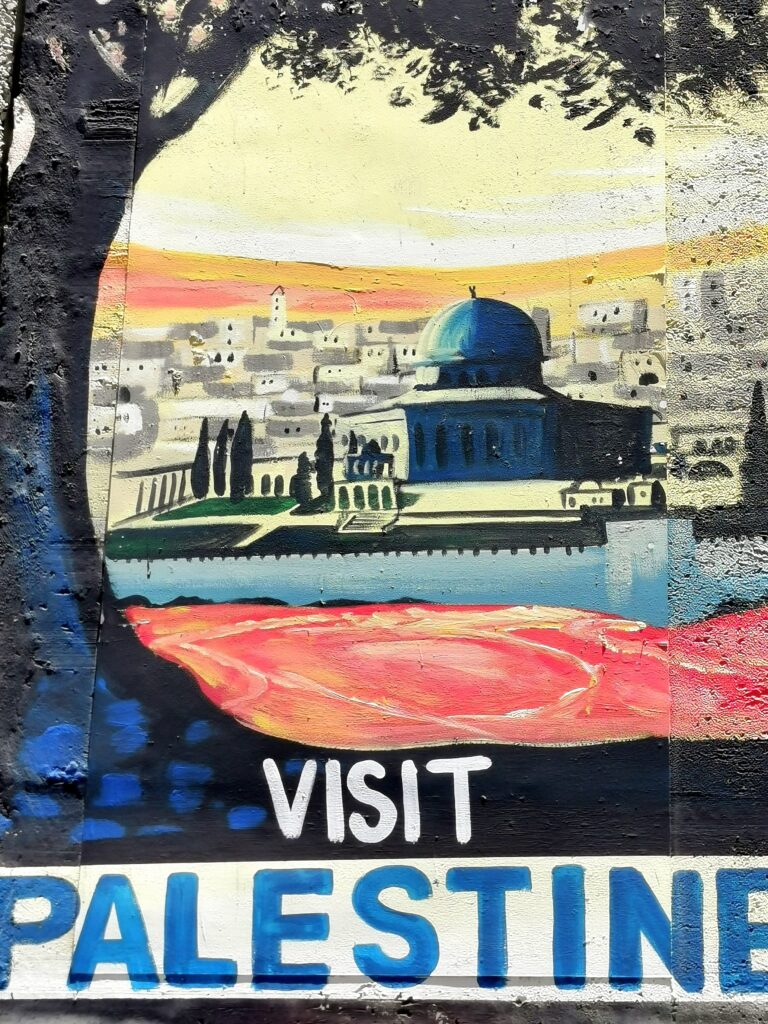 Mural on the West Bank Barrier